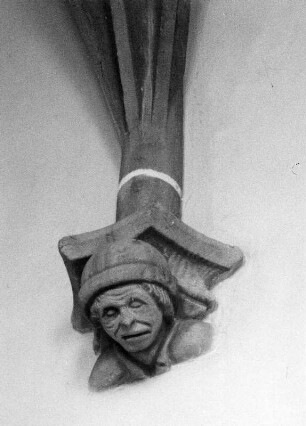 Konsolkopf : Konsolkopf. Sankt Martin (Kreis Südliche Weinstraße), Pfarrkirche Sankt Martin, Chor