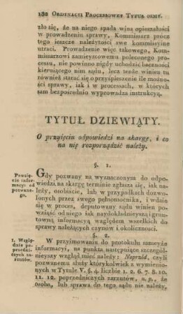 Tytul dziewiaty