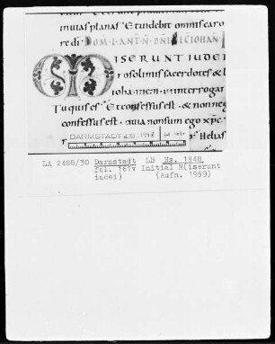 Evangelistar (Gero-Kodex) — Initiale M(iserunt iudei), Folio 161verso
