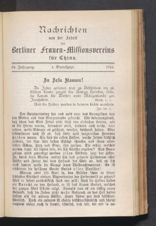 4. Vierteljahr. 1915