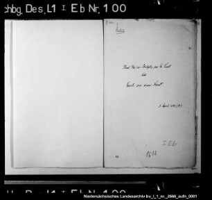 Dienstgesuch des Hans Vos