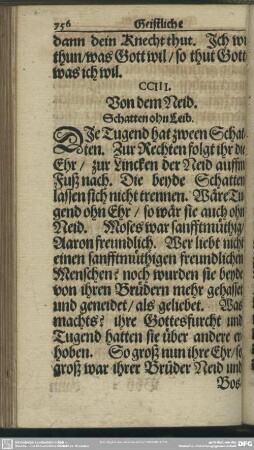 CCIII. Von dem Neid