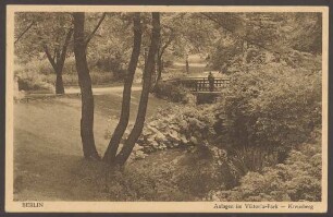 Ansichtskarte Bach im Viktoriapark