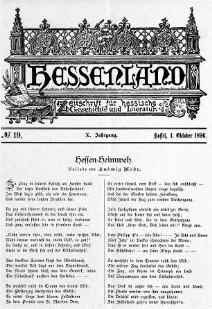 No. 19, 1. Oktober 1896