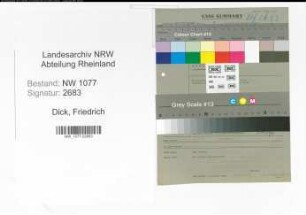 Entnazifizierung Friedrich Dick , geb. 00.00.0000 (Polizist)