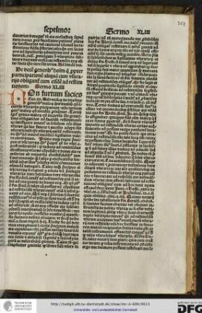 Non furtum facies. Exo xx. Viso utcunque de duobus generibus malorum spiritualium quod incurrunt usurariis participanties, nunc tertium genus malorum quod incidunt prosequemur.