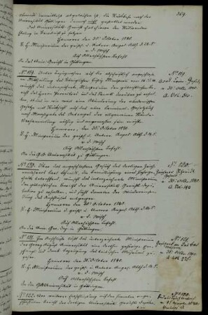Anordnung zur Zusendung eines Gutachtens des Prorektors und des Senats zur Umsetzbarkeit der Maßgaben der Änderung des Kriminalgesetzbuchs.