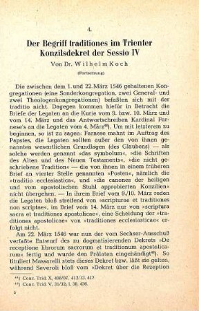 193-212 Der Begriff traditiones im Trienter Konzilsdekret der Sessio IV
