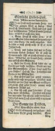 Göttliche Liebes-Lust