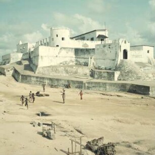 Fort San Sebastian, Shama : Shama (Ghana). Fort San Sebastian, erbaut 1523 als portugiesische Handelsfestung