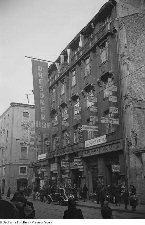 Außenansicht Messehaus Dresdner Hof