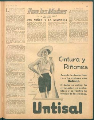 Los niños y la gimnasia
