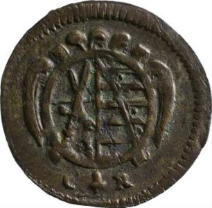 Münze, Pfennig, 1677