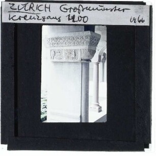 Zürich, Grossmünster : Kreuzgang
