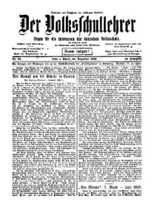 Die Wende, 7. Blatt - Juli 1919