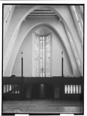 Krematorium Ohlsdorf (Hamburg-Ohlsdorf): Große Halle, Westseite : SchumacherWV Nr. 280