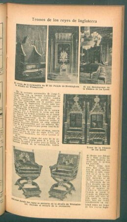 Tronos de los reyes de Inglaterra