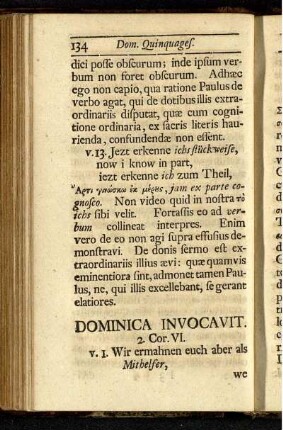 Dominica invocavit. - Dom. Jubilate.