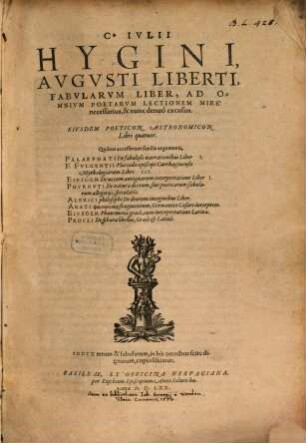 Fabularum Liber
