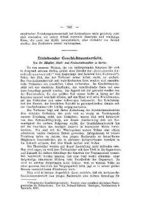 Erziehender Geschichtsunterricht