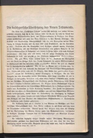 Die kaschgarische Übersetzung Neuen Testaments