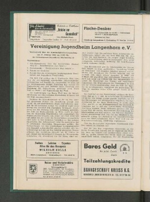 Vereinigung Jugendheim Langenhorn e. V.