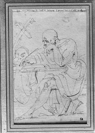 Schreibender Mann / Bildnis des Heiligen Hieronymus