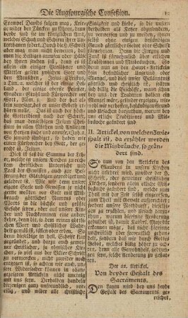 Der 22. Artickel. Von beyder Gestalt des Sacraments.