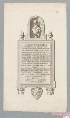 Epitaph für Paulus Praun in Bologna