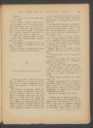 XII - Preparativos de marcha