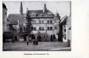 Fürstenhaus mit Grimmaischem Tor : Leipzig um 1800