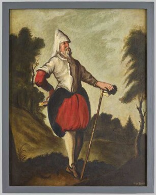 Gemälde "Bergbeamter" aus dem Zyklus "Bergleute in Uniform" (Nr. 2)