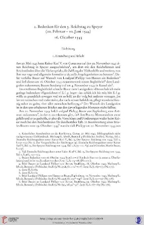 2. Bedenken für den 3. Reichstag zu Speyer (20. Februar - 10. Juni 1544), 16. Oktober 1543