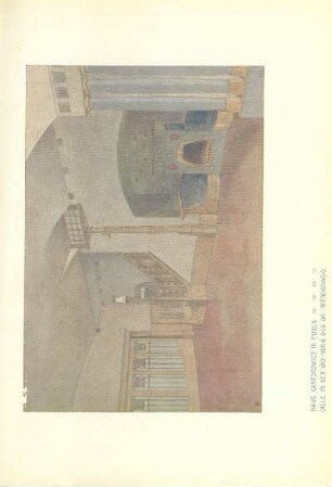 Haus Kantorowicz in Posen. Diele in der Wohnung des Dr. Petrokowski