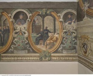 Szenen aus dem Leben des heiligen Hieronymus Aemiliani, Hieronymus Aemiliani pflegt einen Pestkranken