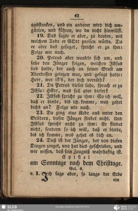 [Am Sonntage nach dem Christtage]