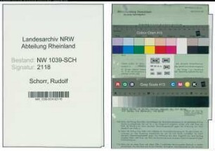 Entnazifizierung Rudolf Schorr , geb. 00.00.0000 (Betriebsingenieur)