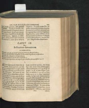 Caput IX. De Restitutione damnatorum.