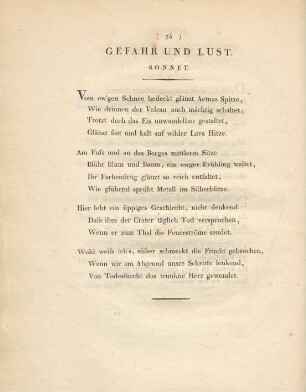 Gefahr Und Lust