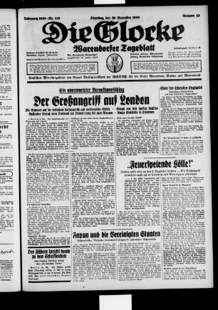 Die Glocke. Ausgabe D. 1939-1945