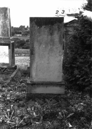 Grabstein 2310 (Index: 100097456) Maße HxBxT: 144x50x14 cm: Grabstein 2310
