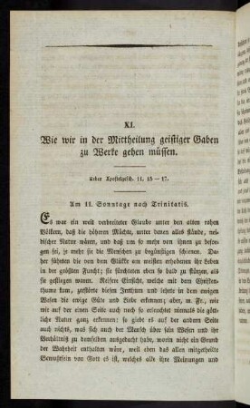 470-478, XI. Wie wir in der Mittheilung geistiger Gaben zu Werke gehen müssen