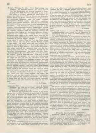 531-532 [Rezension] Lütkemann, Heinrich, D. Joachim Lütkemann