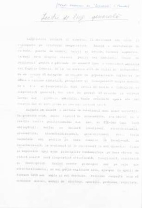 Lectii de lingvistica generala : Vorworte
