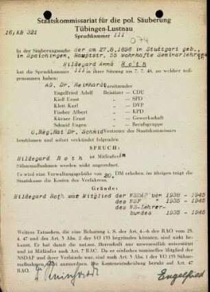 Roth, Hildegard Anna