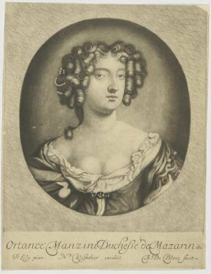 Bildnis der Ortance Manzini, Ducheße de Mazarin