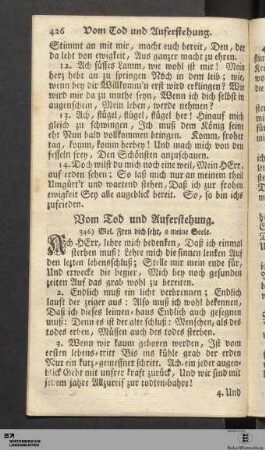 Vom Tod und Auferstehung.