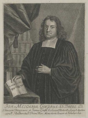 Bildnis des Joh. Melchior Goezius