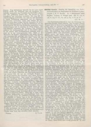 338-339 [Rezension] Bibliothek Knaake. Katalog der Sammlung von Reformationsschriften des Begründers der Weimarer Lutherausgabe