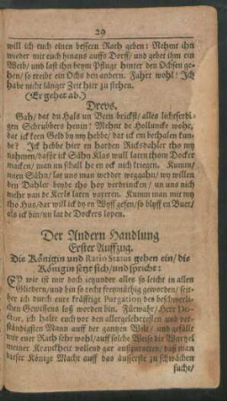 Der Andern Handlung ...